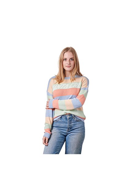 Santa Cruz Multi Stripe Crew Sweater