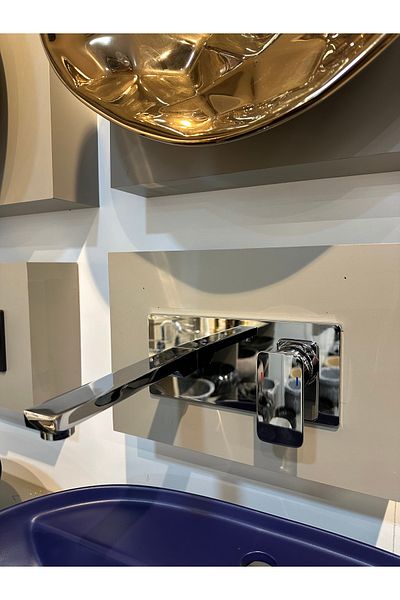 İSAOĞLU YAPI Built-In Sink Faucet Wall Mounted Sink Fixture