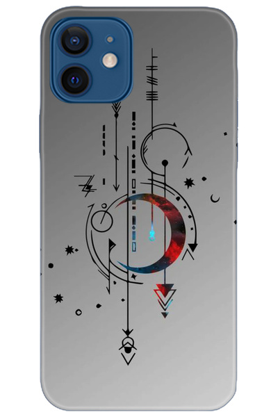 Noprin Apple iPhone 12 Case Hd Printed Case - Mastermind Series 5182