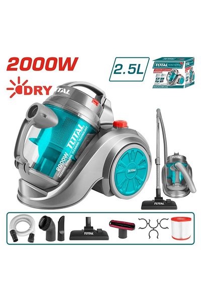 TOTAL Electric Vacuum Cleaner Cyclone Multiple 2000W