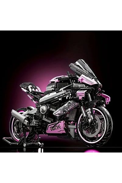 LEGO Cyber Racing Motorcycle 1:5 Scale 1985 Parted Building Block with Communicating Toy's Gift 6+ Years Old
