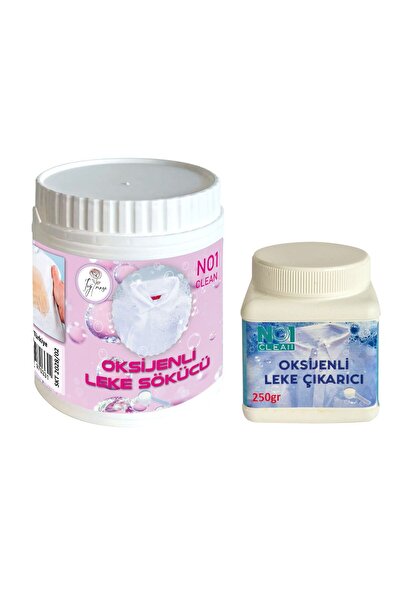 no1 clean Çamaşır Leke Temizleyici Oksijen 2 li Set