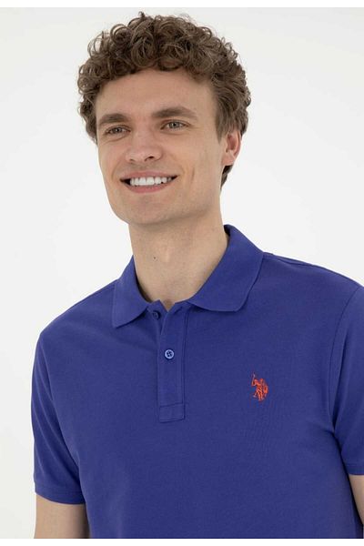 U.S. Polo Assn. Ανδρικό μπλουζάκι με λαιμόκοψη Polo Basic