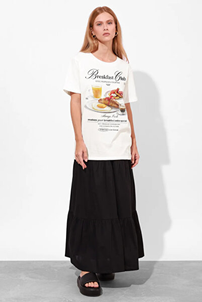 Bengi Clothing Μπλουζάκι Jemmy Oversize Cut με αυτοσχεδιασμό με λαιμόκοψη με κοντό μανίκι