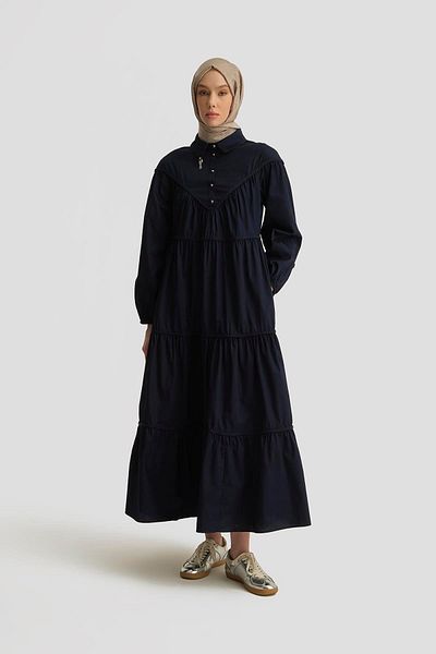 Armine Φόρεμα Navy Blue Layer 25y9003