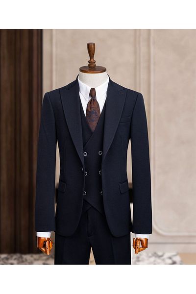 sarprun fashion Italian Style Slim Fit Vest Suit