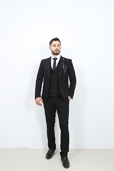 sarprun fashion Italian Style Slim Fit Vest Suit