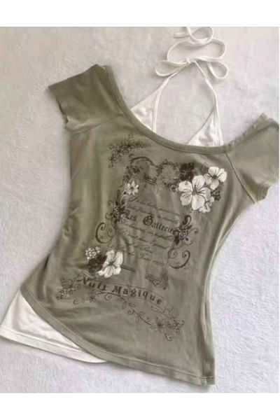 köstebek kadıköy Nuit Magique Madonna Collar Additional Strap Short Sleeve Full Body Crop