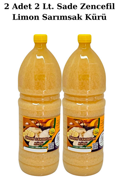 ayşeana yöresel Zencefilli Limon Sarımsak Kürü El Yapımı Doğal 4 Lt