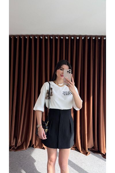 HAZELANNA Premium Black Skirt