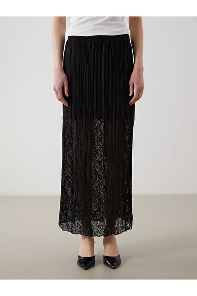 LC Waikiki LCW Vision Жіноча спідниця з еластичним поясом і візерунком