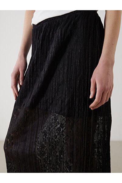 LC Waikiki LCW Vision Жіноча спідниця з еластичним поясом і візерунком