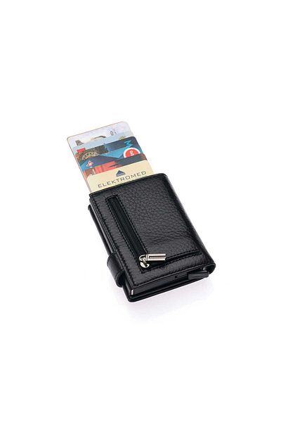 Westpolo Мъжки кожен портфейл Mechanism