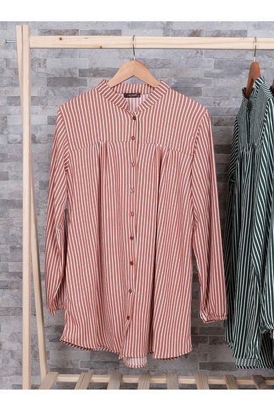 MUSTÜN KHAKI COLLAR SUMMER SHIRT