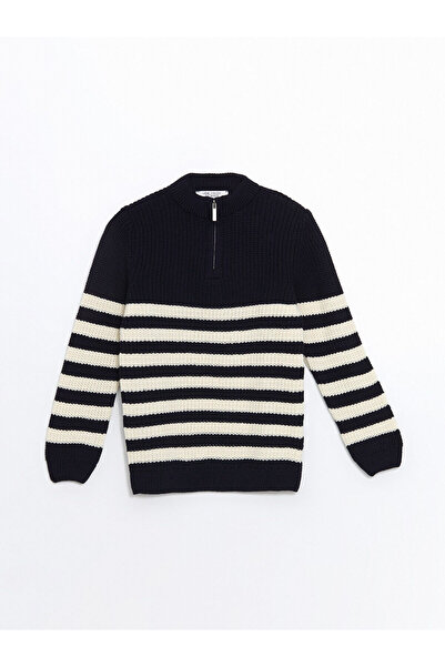 LC Waikiki Dik Yaka Erkek Çocuk Triko Kazak