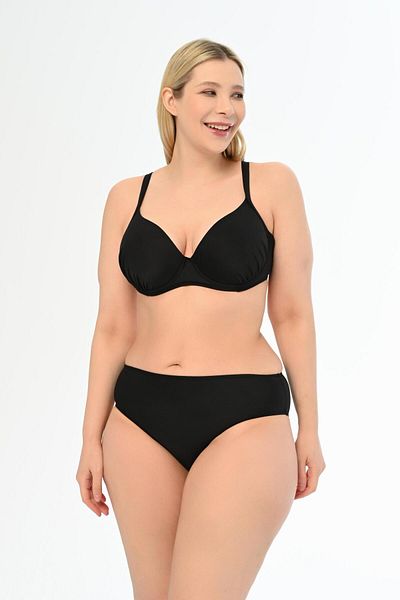 AQUAVİVA Aquaviva Black Large Size Alexa Covered Bikini Set