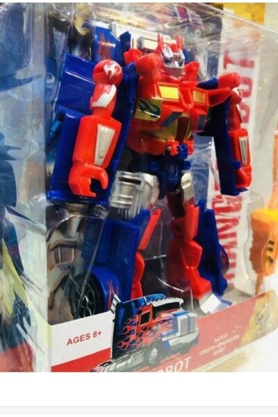 transformers Optimus Prime Dönüşen Oyuncak Robot Araba