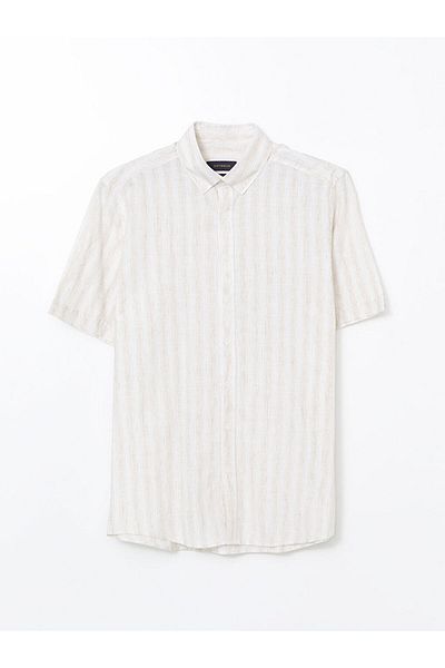 LC Waikiki SOUTHBLUE Ανδρικό πουκάμισο με κοντό μανίκι με κανονική εφαρμογή