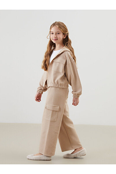 LC Waikiki Cargo-Jogginghose für Mädchen mit elastischem Bund