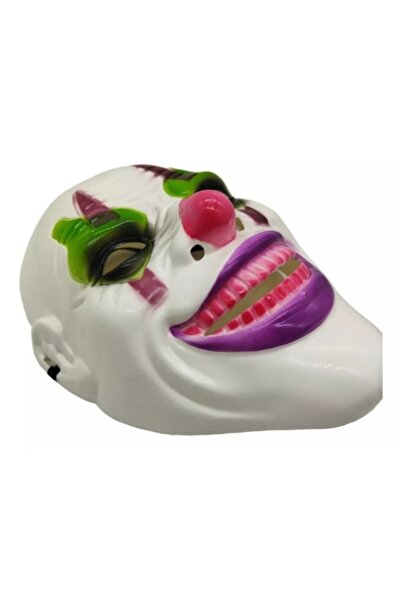 Runaway Palyaço Temalı Joker Maskesi - Korkutucu ve Eğlenceli Psikopat Palyaço Maskesi