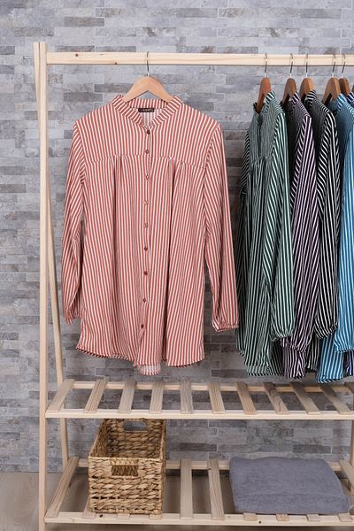 MUSTÜN KHAKI COLLAR SUMMER SHIRT