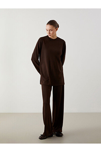 LC Waikiki Özmarka New Season Elastic Waist Wide Leg Women's Trousers