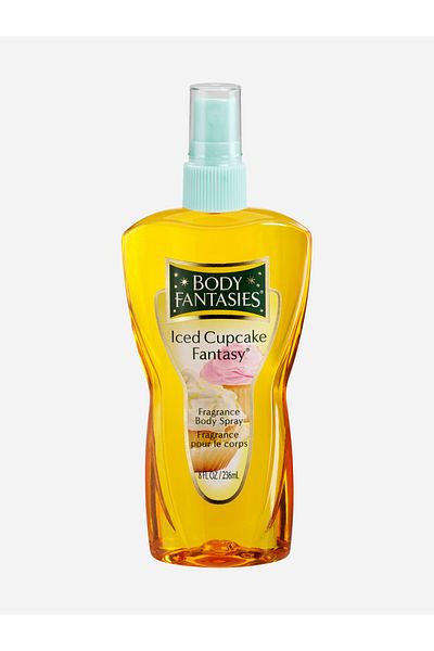 Body Fantasies Fantasies Body Spray Iced Cupcake Fantasy 236ml --- فينتاسيس معطر بخاخ جسم بيانه ثلج 236مل