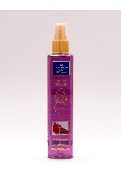 j.casanova Blue Body Splash Pomegranate 235ml (00308) --- Casanova Body Splash Pomegranate 235ml