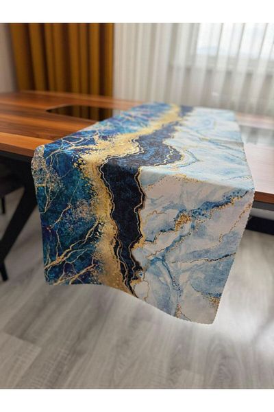 DRN Bella Decorative Digital Printing Velvet Fabric Runner 45 X 140cm