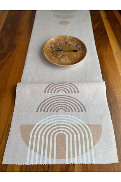 DRN Bella Decorative Digital Printing Velvet Fabric Runner 45 X 140cm