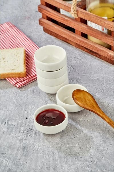 devigo 6 cm Porcelain 6-Piece Joker Mini Jam Bowl Sauce Bowl