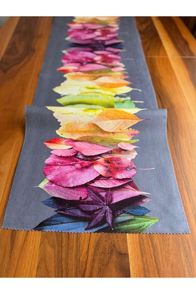 DRN Bella Decorative Digital Printing Velvet Fabric Runner 45 X 140cm
