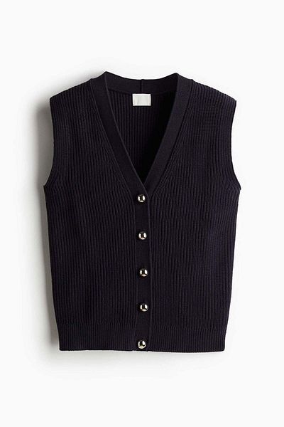 H&M Button-front sweater vest