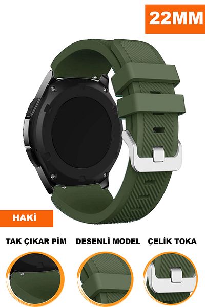 COBRA 22mm Silicone Watch Band Compatible with Casio, Seiko, Omega, Armani Fossil-Welder Compatible