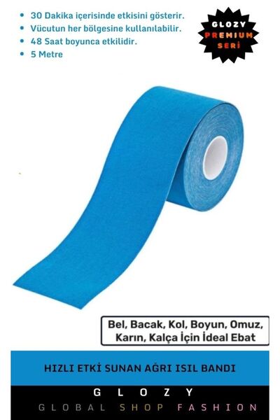 GLOZY Eklem Bel Boyun Sırt Omuz Karın Kalça Ağrıları için Hızlı Isı Etkili Is...