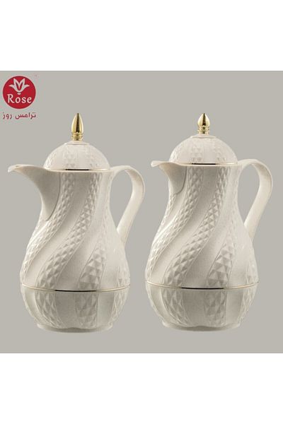 Rose RS-2424-Tea and coffee thermos set consisting of 2 rose thermoses, 1 liter capacity