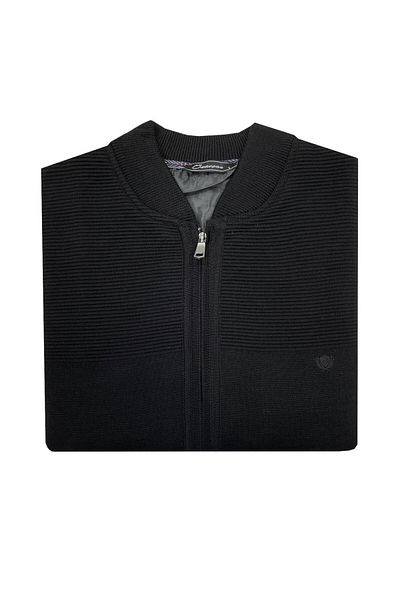 CLASSİCS MEN Regular Fit Ανδρικό Πλεκτό Πλεκτό Μπουφάν Dad Steel-7132