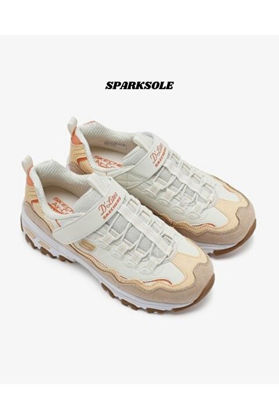 SKECHERS D'lites 303951L-NAT Büyük Kız Çocuk Bej Sneakers -SPARKSOLE