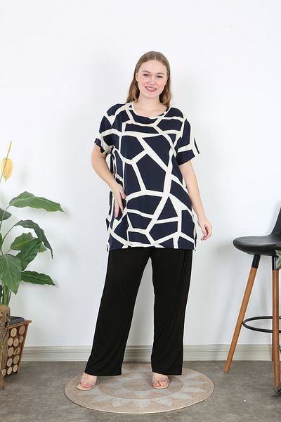 XL Modam Women's Digital Printed Lycra Large Size Tunic