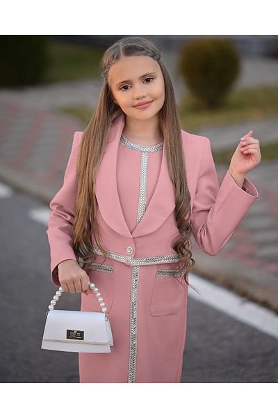 Kids Costum și geantă pentru haine pentru fete de sărbători