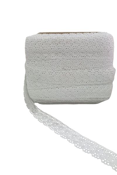 P Parla Kopanaki Lace Width 4 cm White 10 Meters