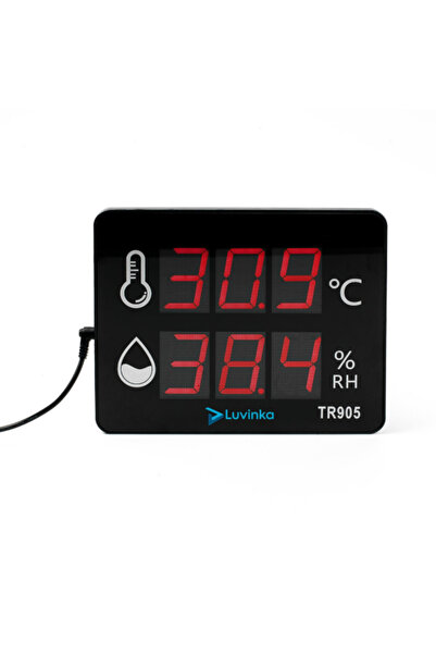 Inkatech Luvinka TR905 Duvar Tipi Dijital Termo&Higrometre Alarm-21cm Ekran