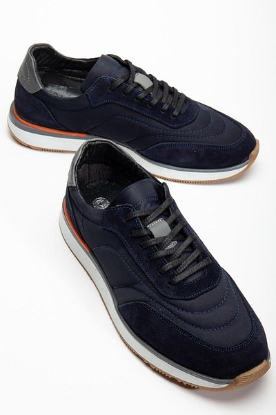 Dilimler Ayakkabı Genuine Leather Suede Men's Casual Shoes Black Thermo 2 Colors Sole Laced