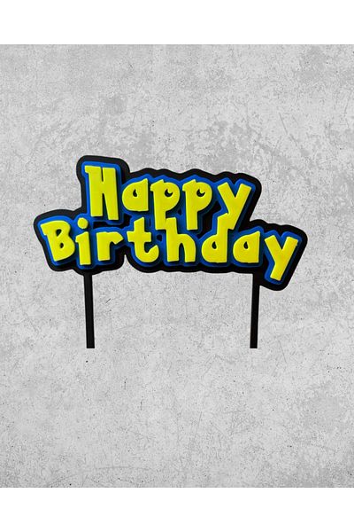 ES GRAFİK REKLAM Happy Birthday Cake Topper