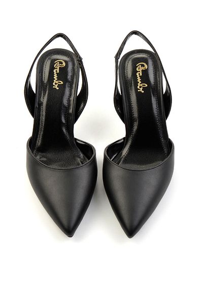 Bambi Pantofi cu toc clasici de damă negri K 01209041009