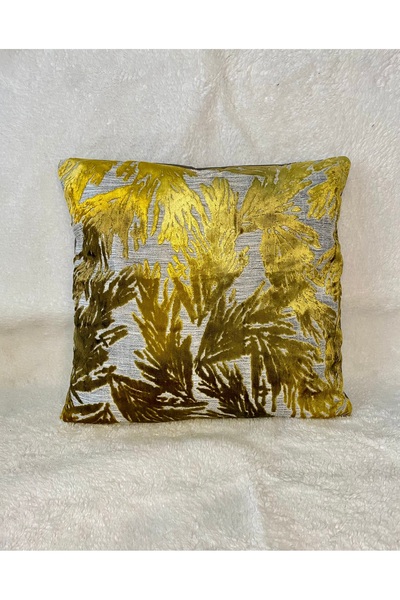 YOUC Design 40X40 First Quality Fabric - Gold Color - Special Hand Work