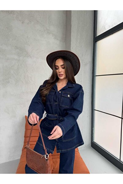 MEECY Női prémium 2 részes farmer öltöny