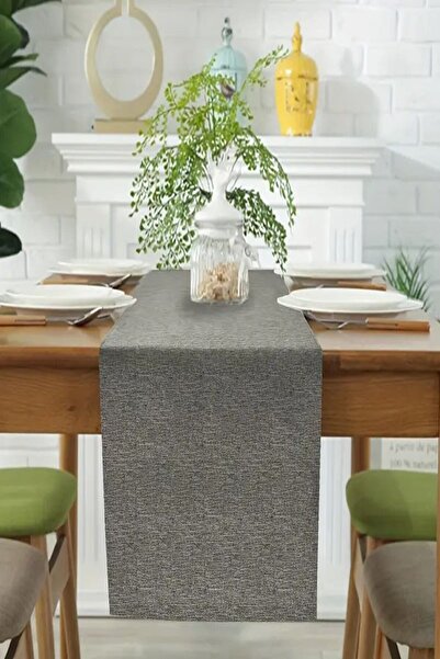 GALAWARRA Gwenna Pamuk lu Antracit 40 x 140 cm Stolni raner