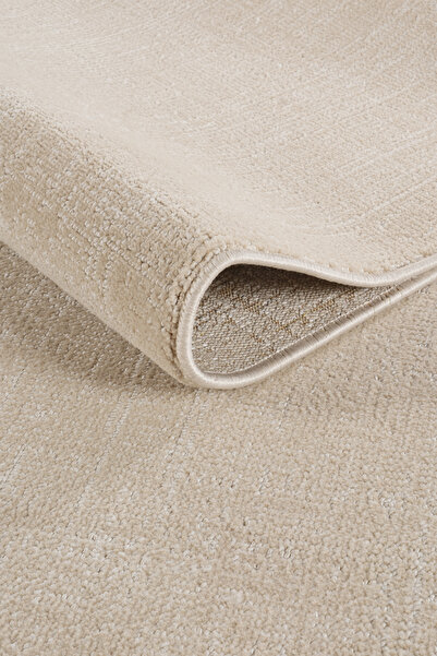 Post Halı Yumuşak Bukleli Modern Post Peluş Shaggy Bej Halı Salon Mutfak Otur...