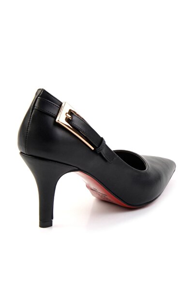 Bambi Siyah  Kadın Klasik Topuklu Ayakkabı K01231430209